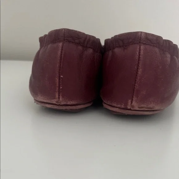 Tory Burch Women's Deep Deep Cherry Flats - Picture 3 of 4